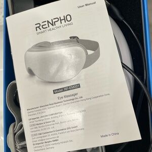 Renpho White/Gray Heat Eye Massager